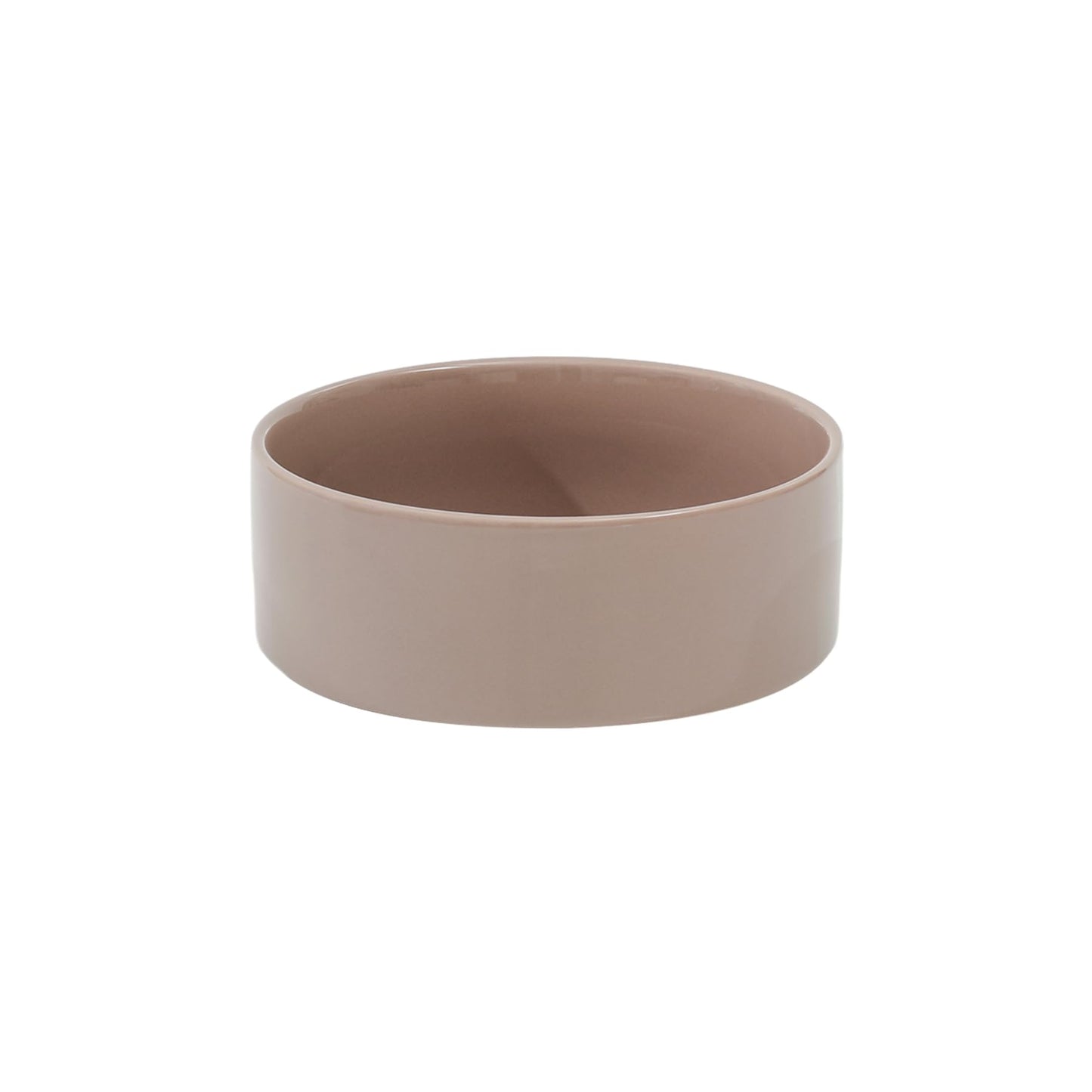 Glazed Dog Food Bowl