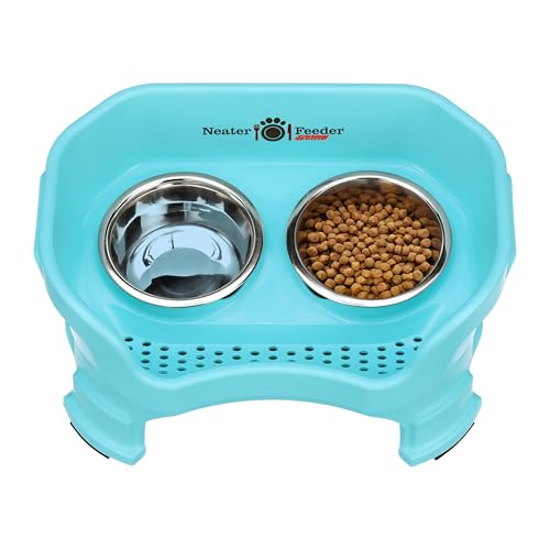 Adjustable Elevated Pet Bowl Set with Splash Guard