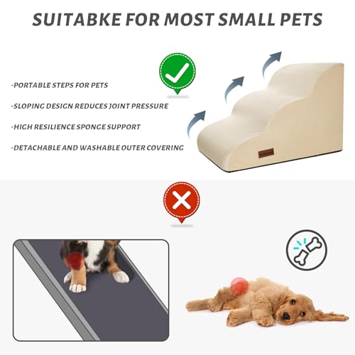 Non-Slip Pet Ramp and Stairs for Beds and Couches