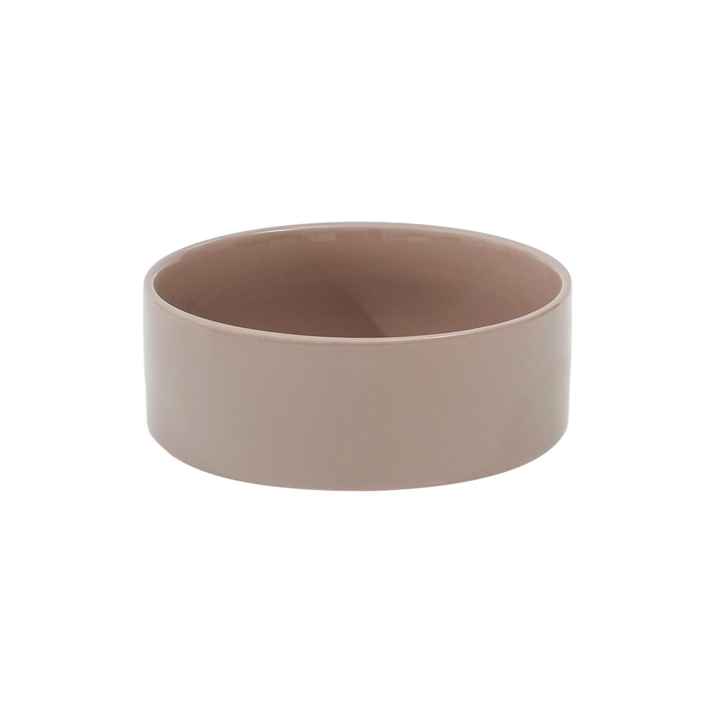 Glazed Dog Food Bowl