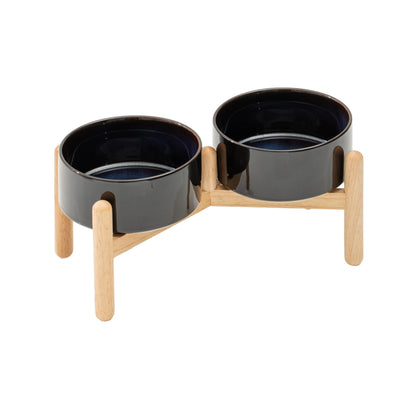 Glazed Dog Food Bowl