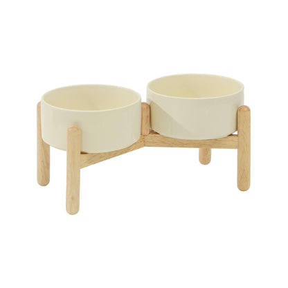 Glazed Dog Food Bowl