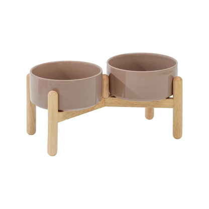 Glazed Dog Food Bowl