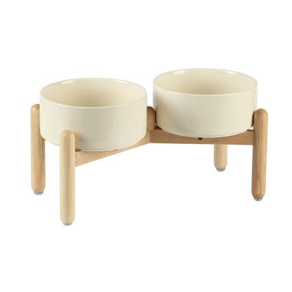 Glazed Dog Food Bowl