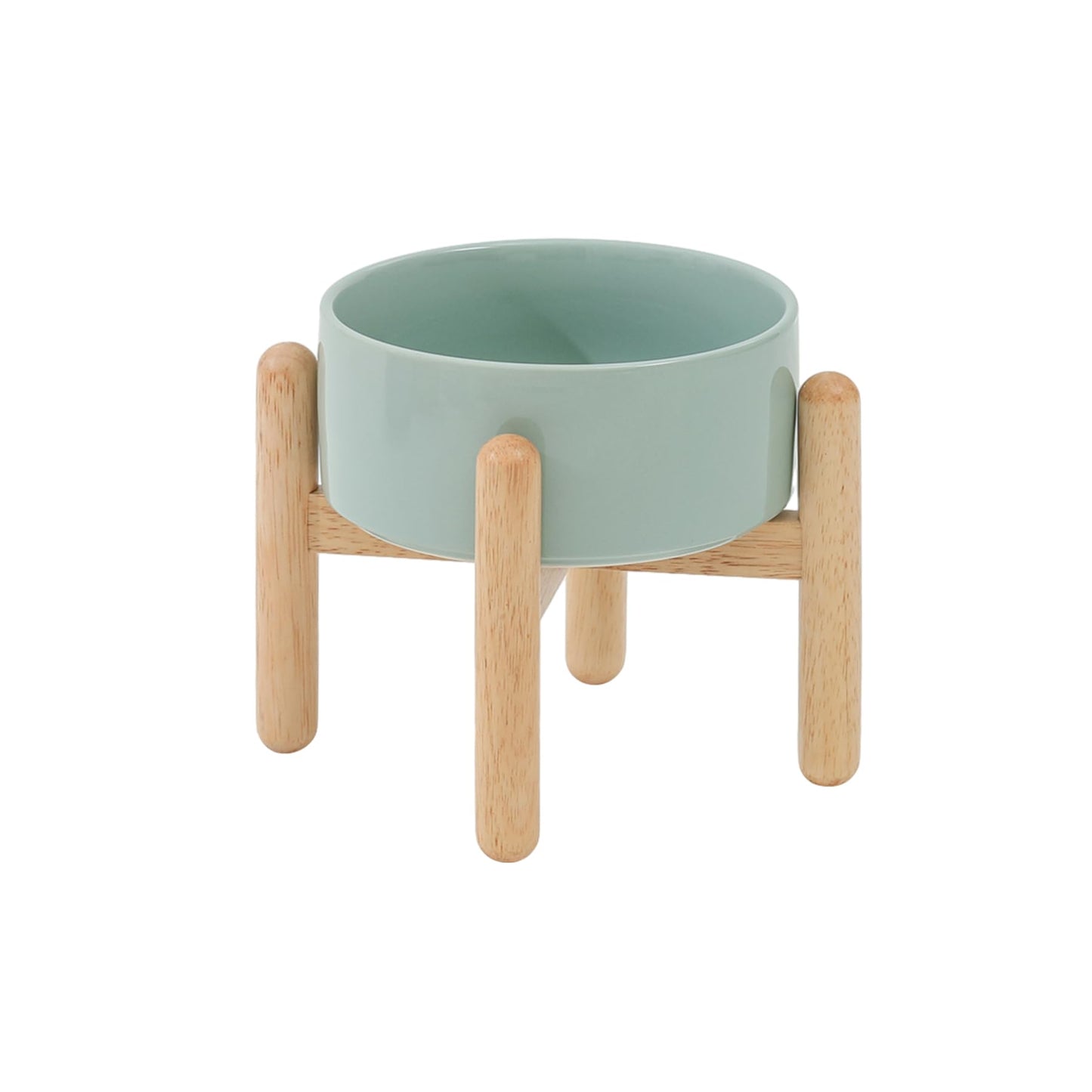 Glazed Dog Food Bowl