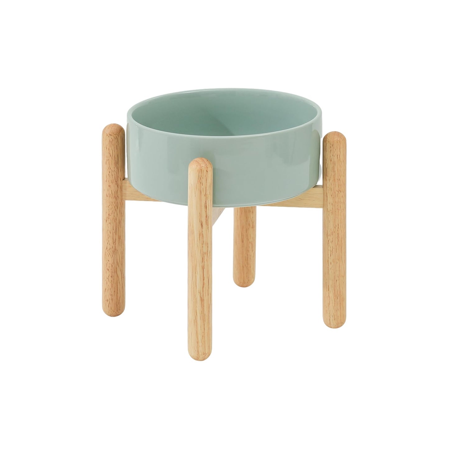 Glazed Dog Food Bowl
