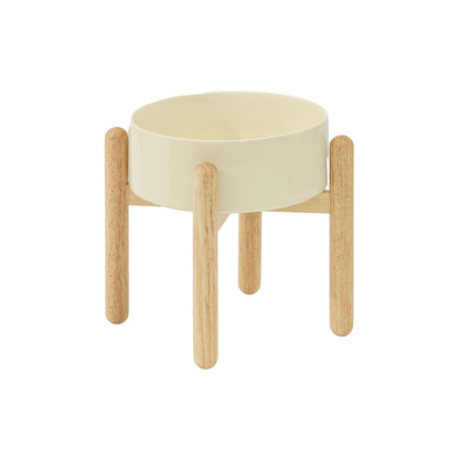 Glazed Dog Food Bowl