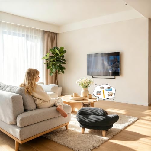 Furniture-Style Cat Sofa Bed with Velvet Cover