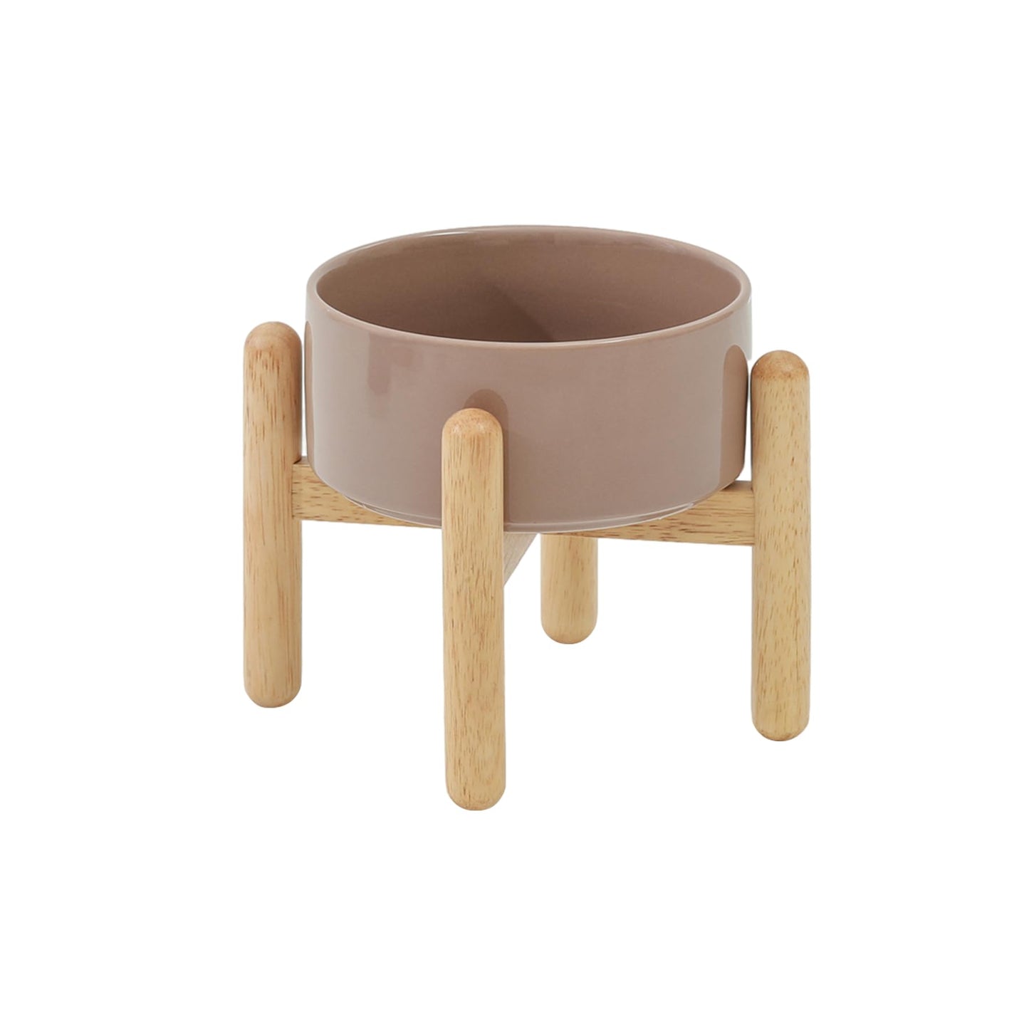 Glazed Dog Food Bowl
