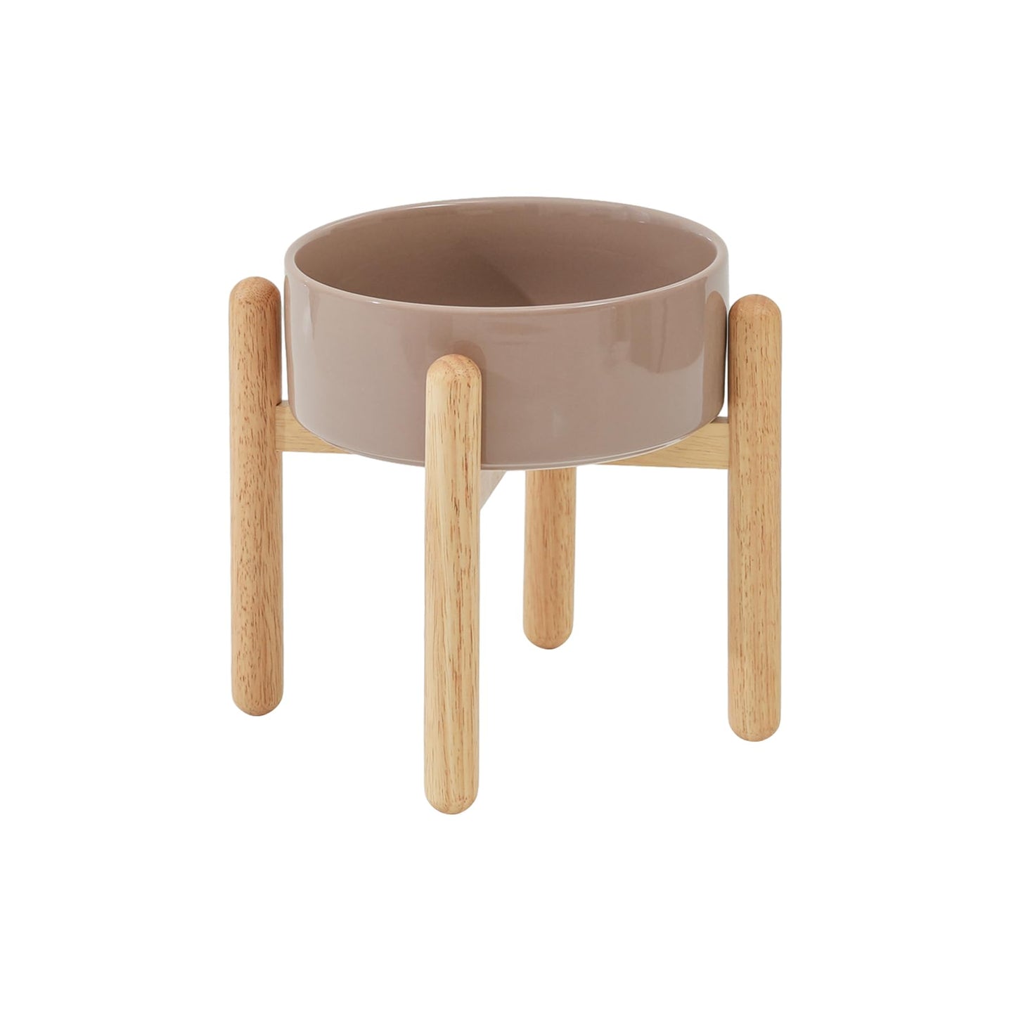 Glazed Dog Food Bowl