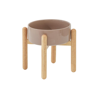 Glazed Dog Food Bowl