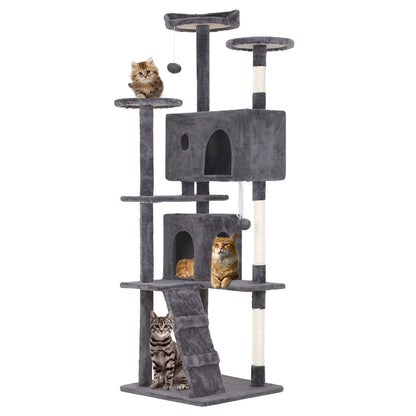 Multi-Level Cat Tree with Condo & Scratching Posts