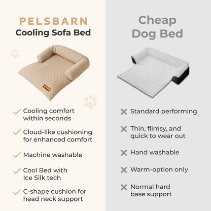 Self-Cooling Pet Bed with Washable Cover