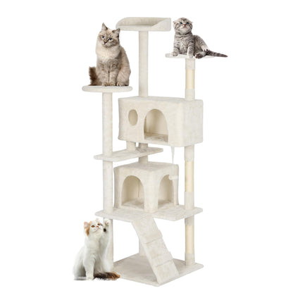 Multi-Level Cat Tree with Condo & Scratching Posts
