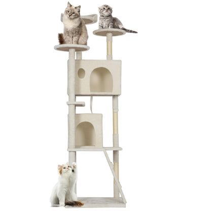 Multi-Level Cat Tree with Condo & Scratching Posts