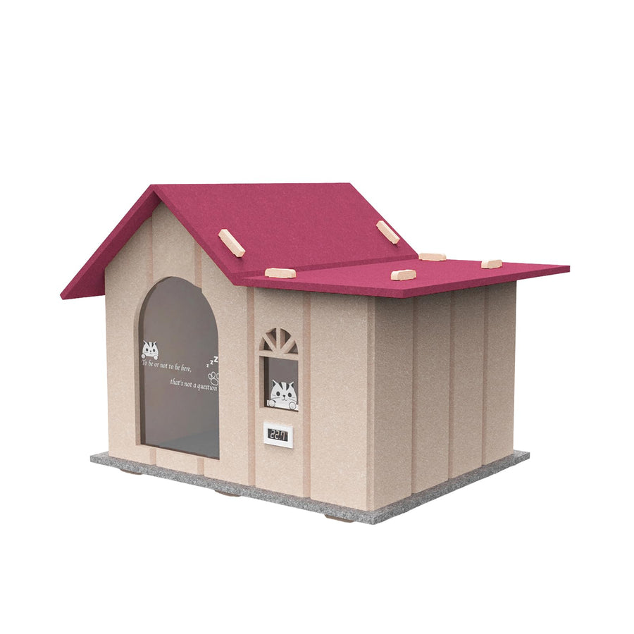 Climate-Controlled Pet House with Heating & Cooling