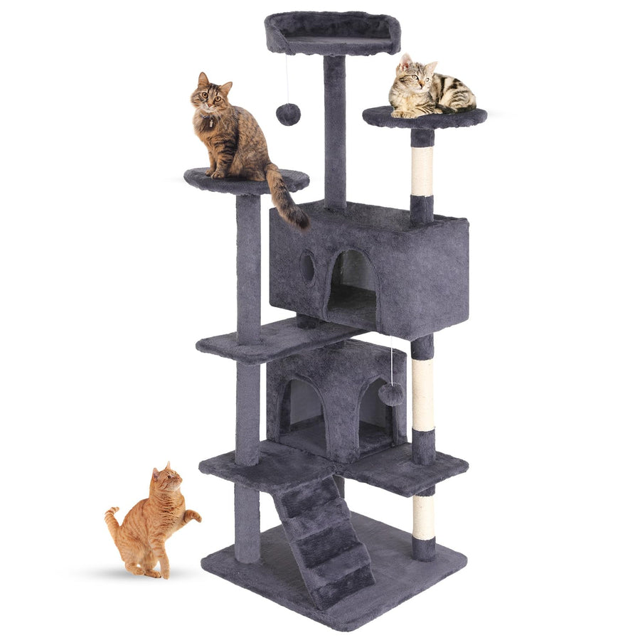 Multi-Level Cat Tree with Condo & Scratching Posts