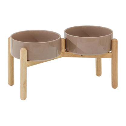 Glazed Dog Food Bowl