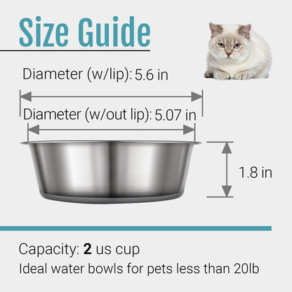 Ceramic Pet Food & Water Bowl Set with Wooden Stand