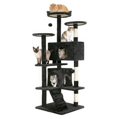 Multi-Level Cat Tree with Condo & Scratching Posts