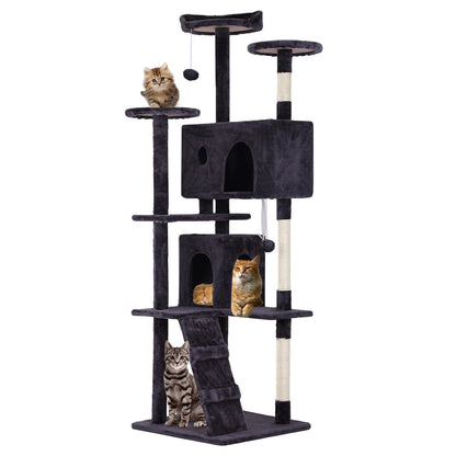Multi-Level Cat Tree with Condo & Scratching Posts