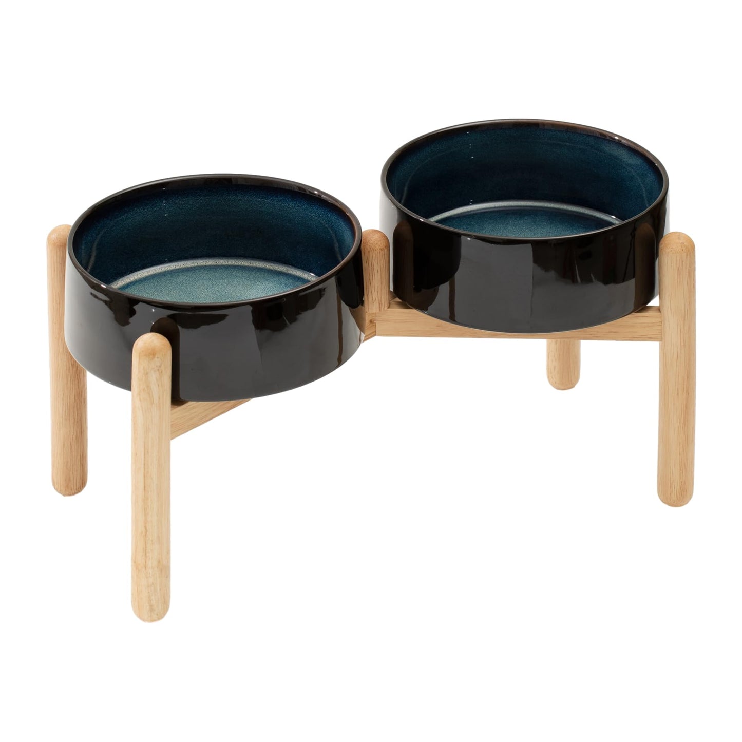 Glazed Dog Food Bowl