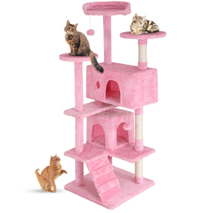 Multi-Level Cat Tree with Condo & Scratching Posts
