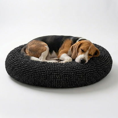 Plush Donut Pet Bed with Removable Cover