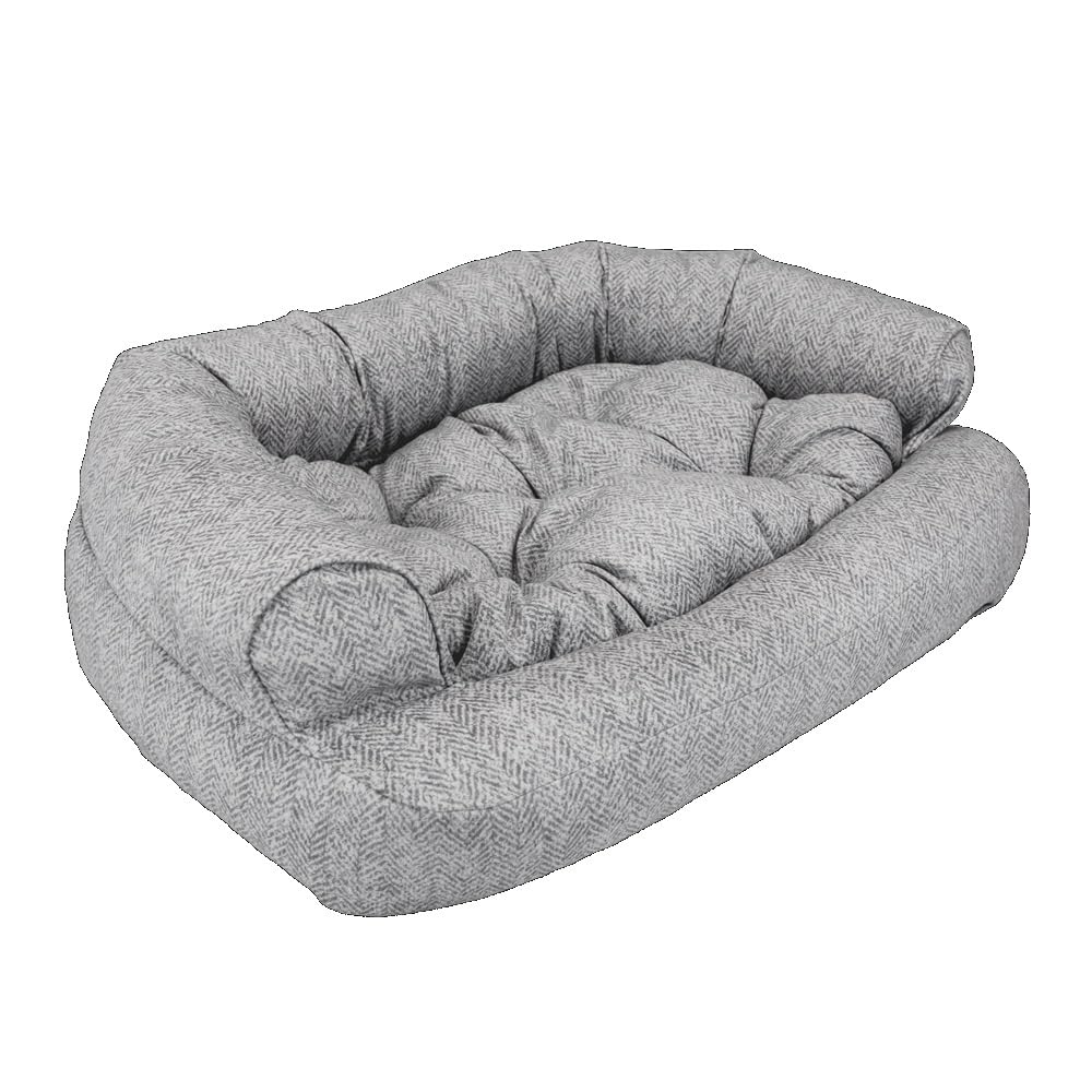 Snoozer Luxury Overstuffed Microsuede Pet Sofa
