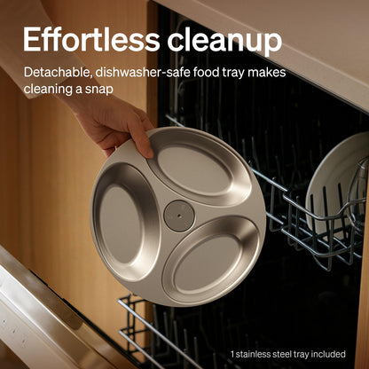 Automatic Wet Food Feeder with Refrigerated Bowl