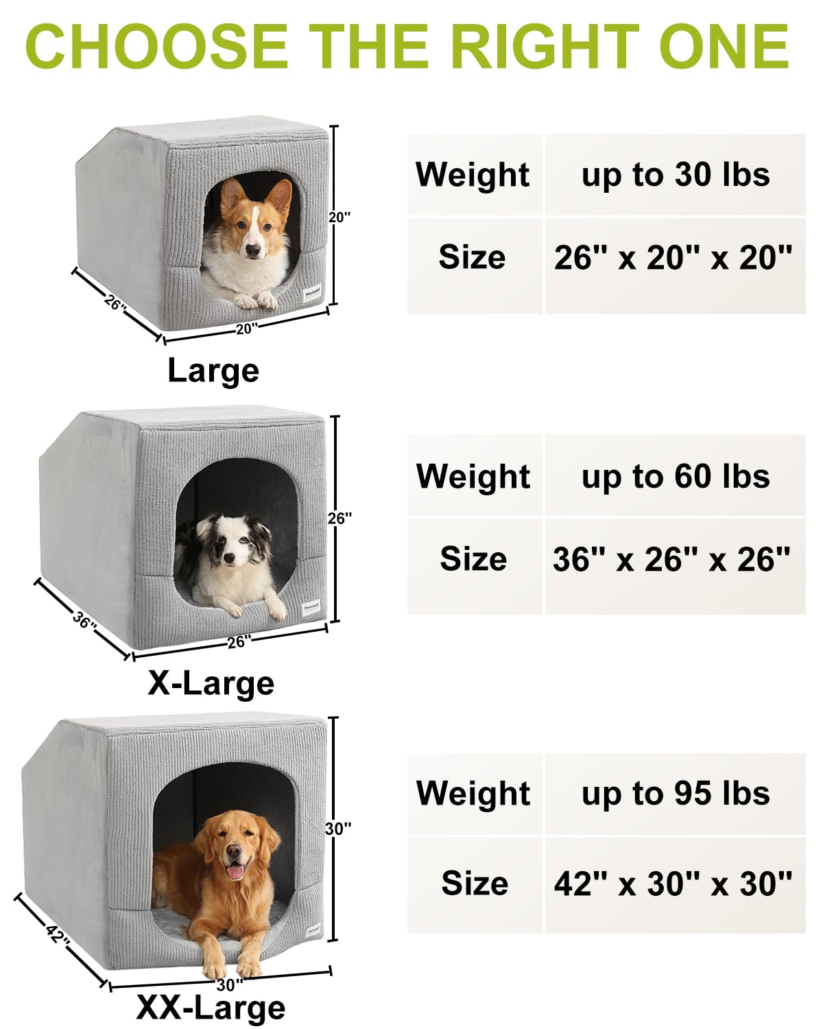 Orthopedic Indoor Pet House with Cushion Bed