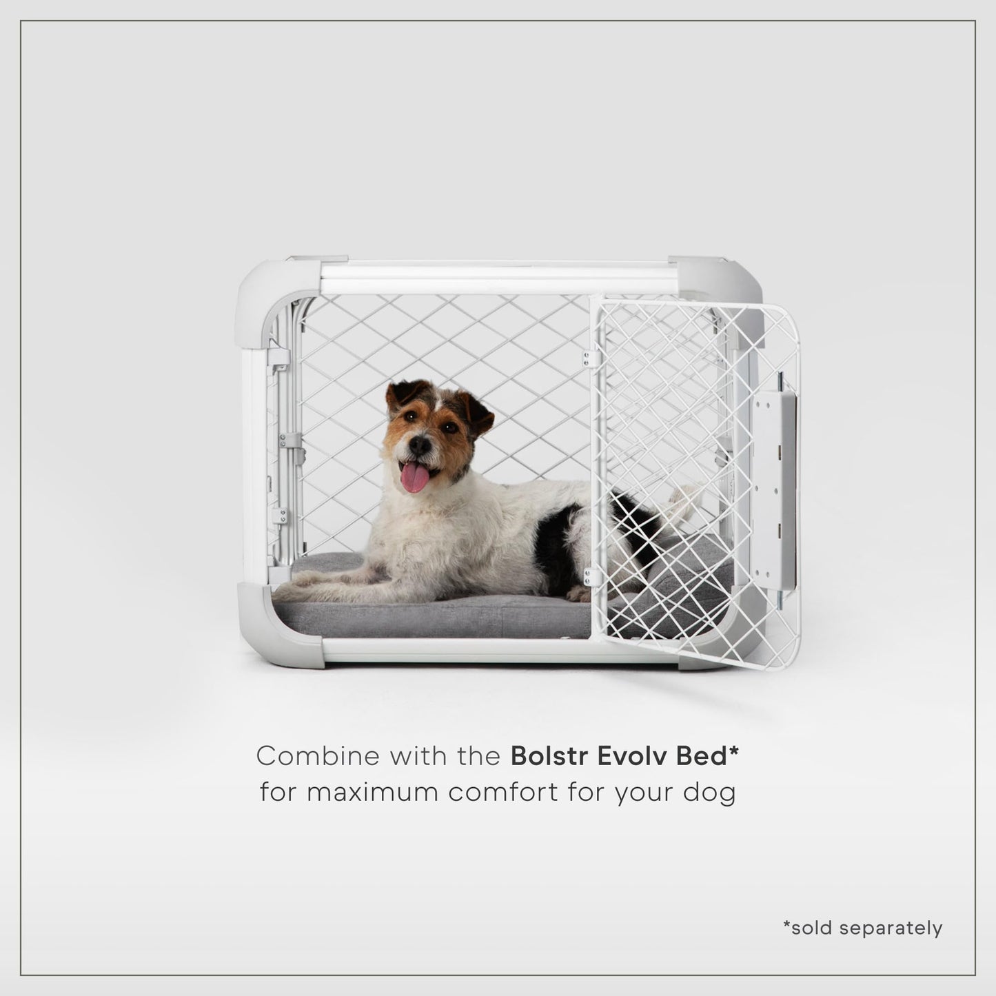 Modular Dog Crate with Removable Top Panel