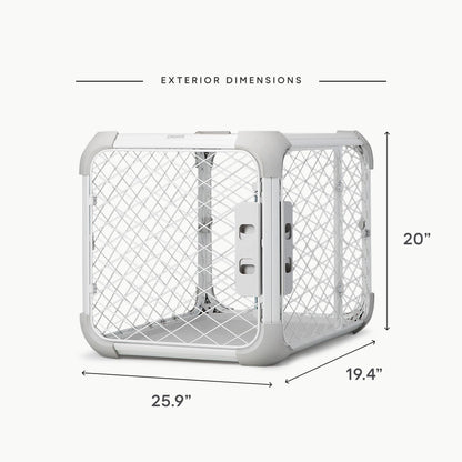 Modular Dog Crate with Removable Top Panel