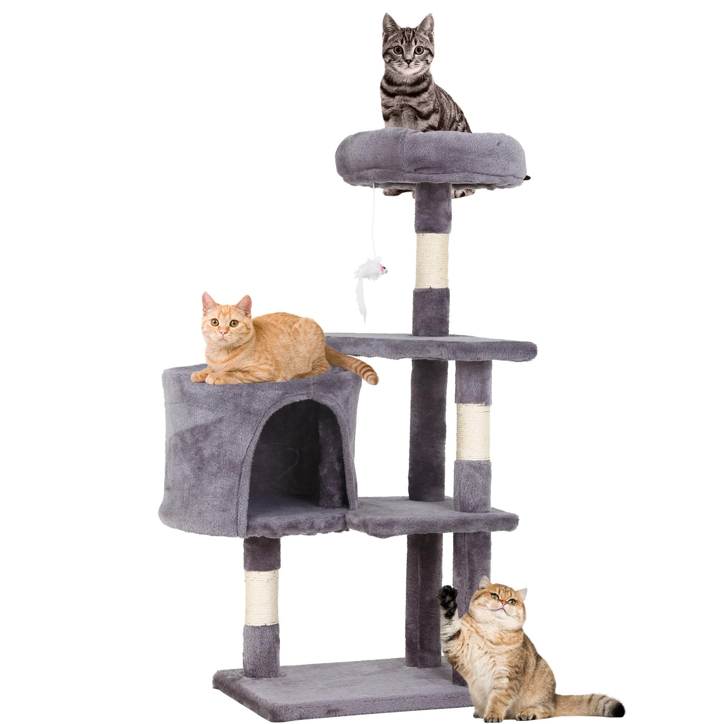 Multi-Level Cat Tree with Condo & Scratching Posts