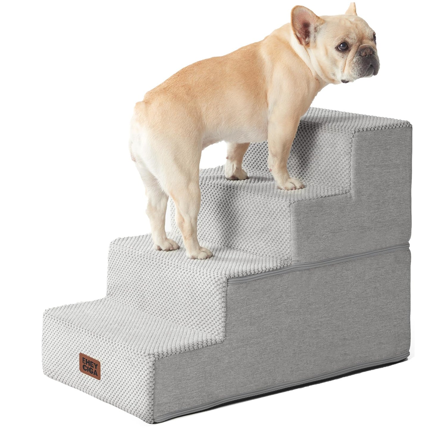 Extra Wide Pet Stairs Ramp for Beds and Couches