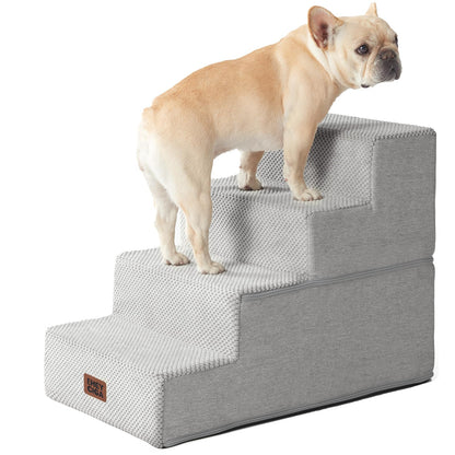 Extra Wide Pet Stairs Ramp for Beds and Couches