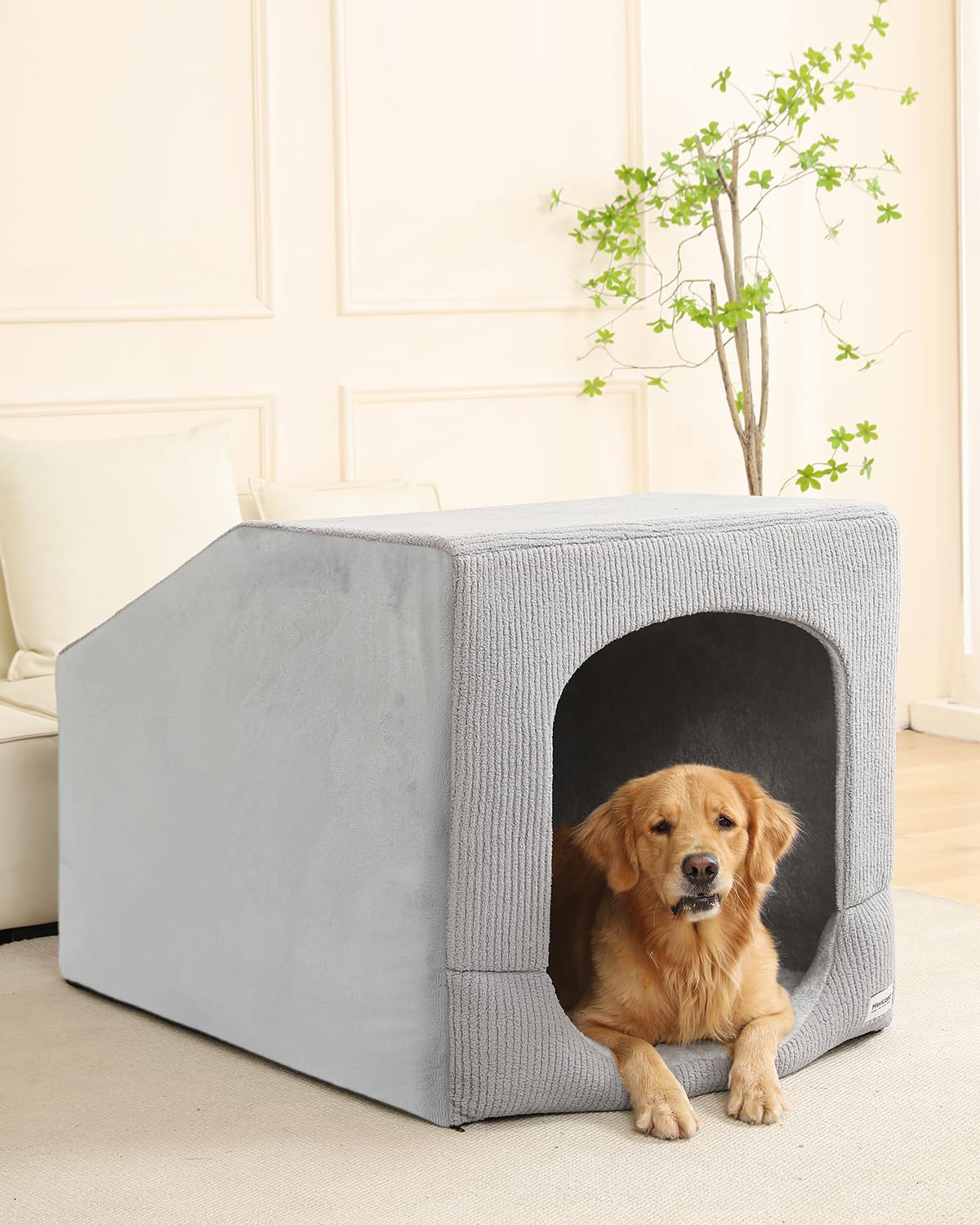 Orthopedic Indoor Pet House with Cushion Bed
