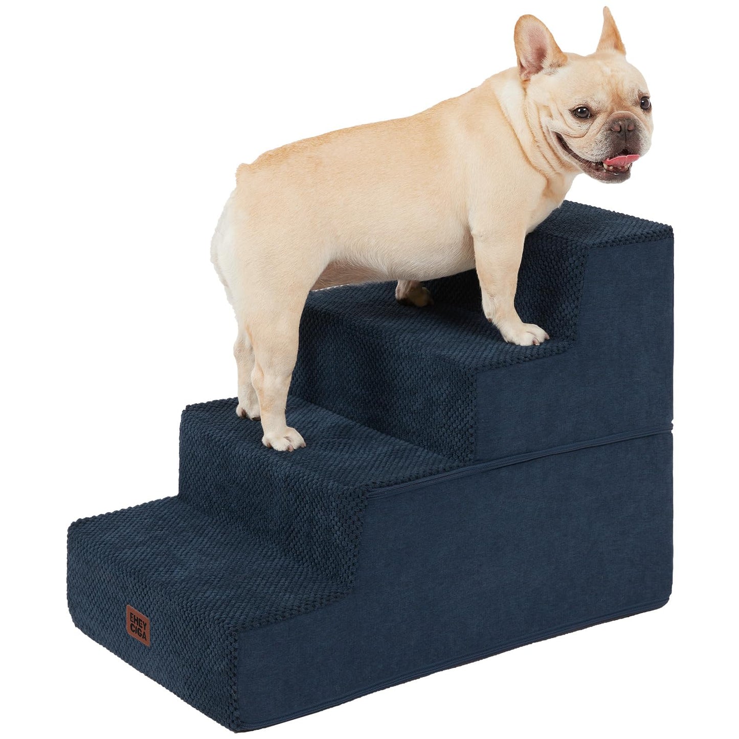 Extra Wide Pet Stairs Ramp for Beds and Couches