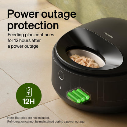 Automatic Wet Food Feeder with Refrigerated Bowl