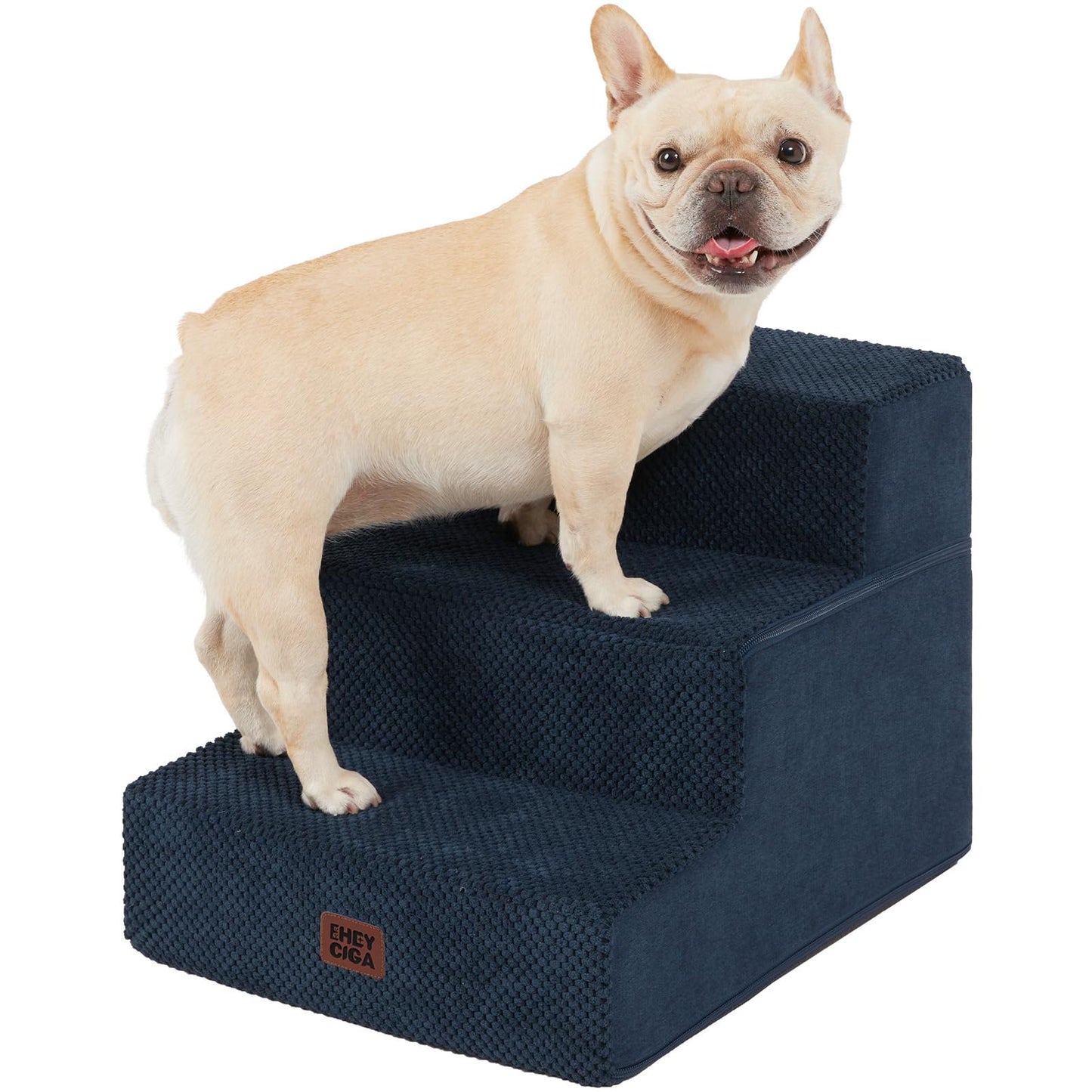 Extra Wide Pet Stairs Ramp for Beds and Couches