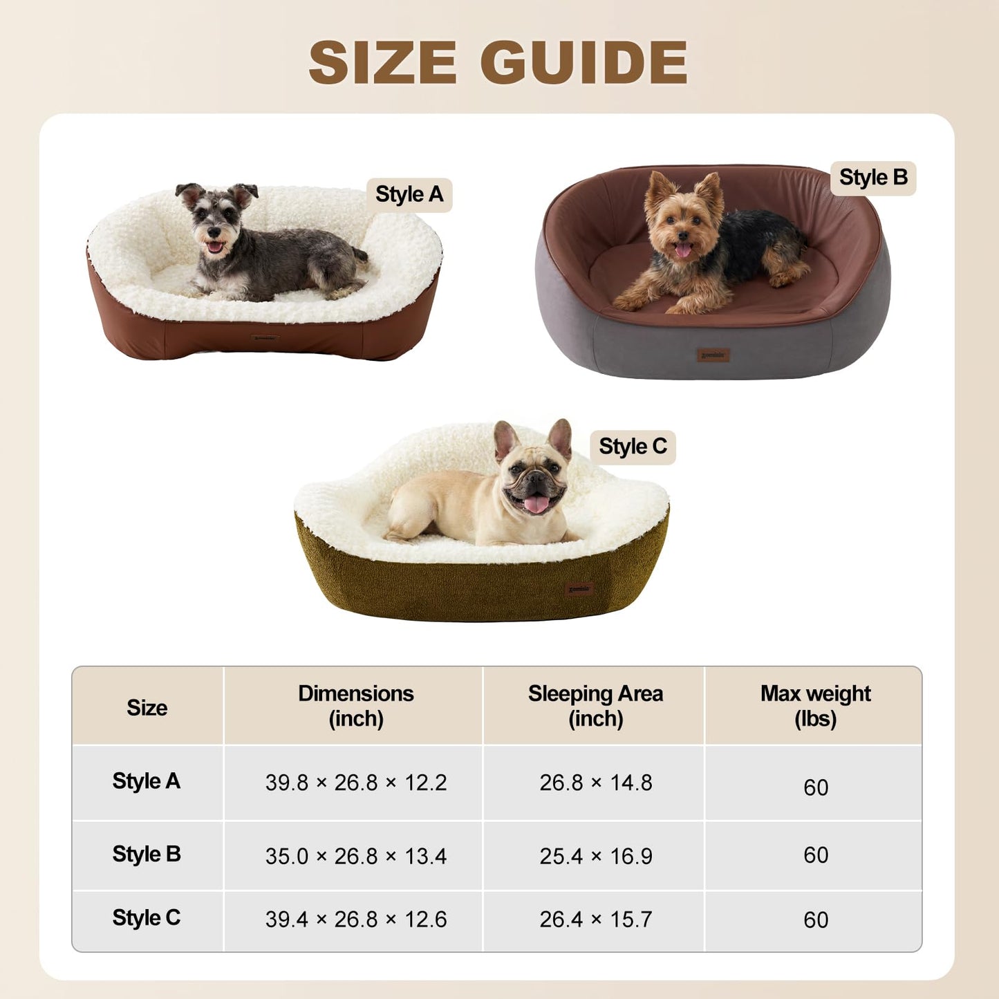 ZOMISIA Integrated Dog Sofa