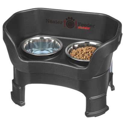 Adjustable Elevated Pet Bowl Set with Splash Guard