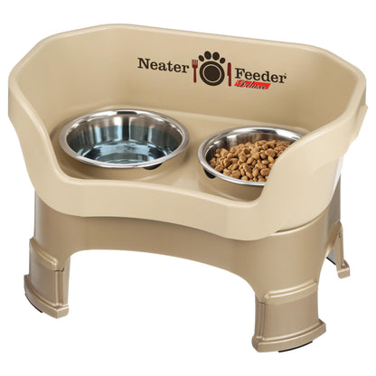 Adjustable Elevated Pet Bowl Set with Splash Guard