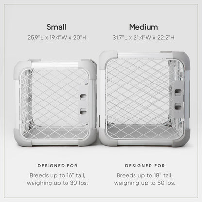 Modular Dog Crate with Removable Top Panel
