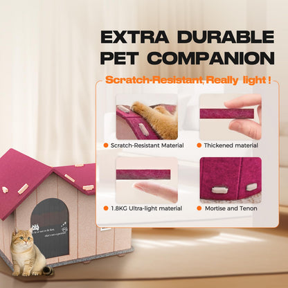Climate-Controlled Pet House with Heating & Cooling