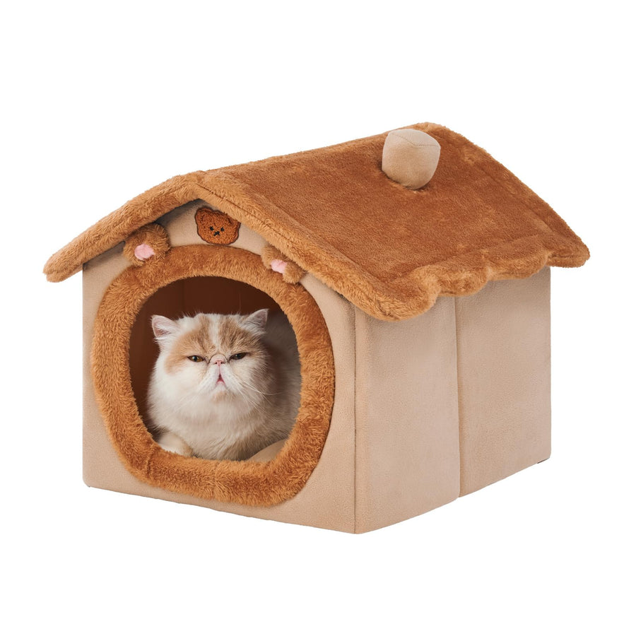 Indoor Pet Cave Bed for Small Dogs & Cats