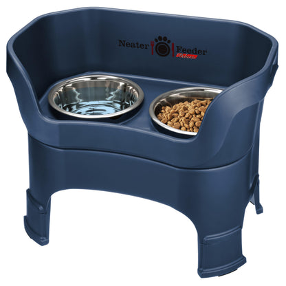 Adjustable Elevated Pet Bowl Set with Splash Guard