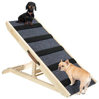 Foldable Adjustable Pet Ramp for Couch and Sofa