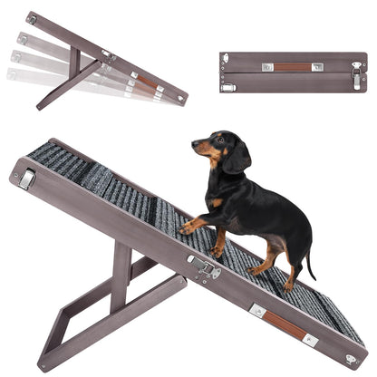 Foldable Adjustable Pet Ramp for Couch and Sofa