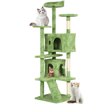 Multi-Level Cat Tree with Condo & Scratching Posts